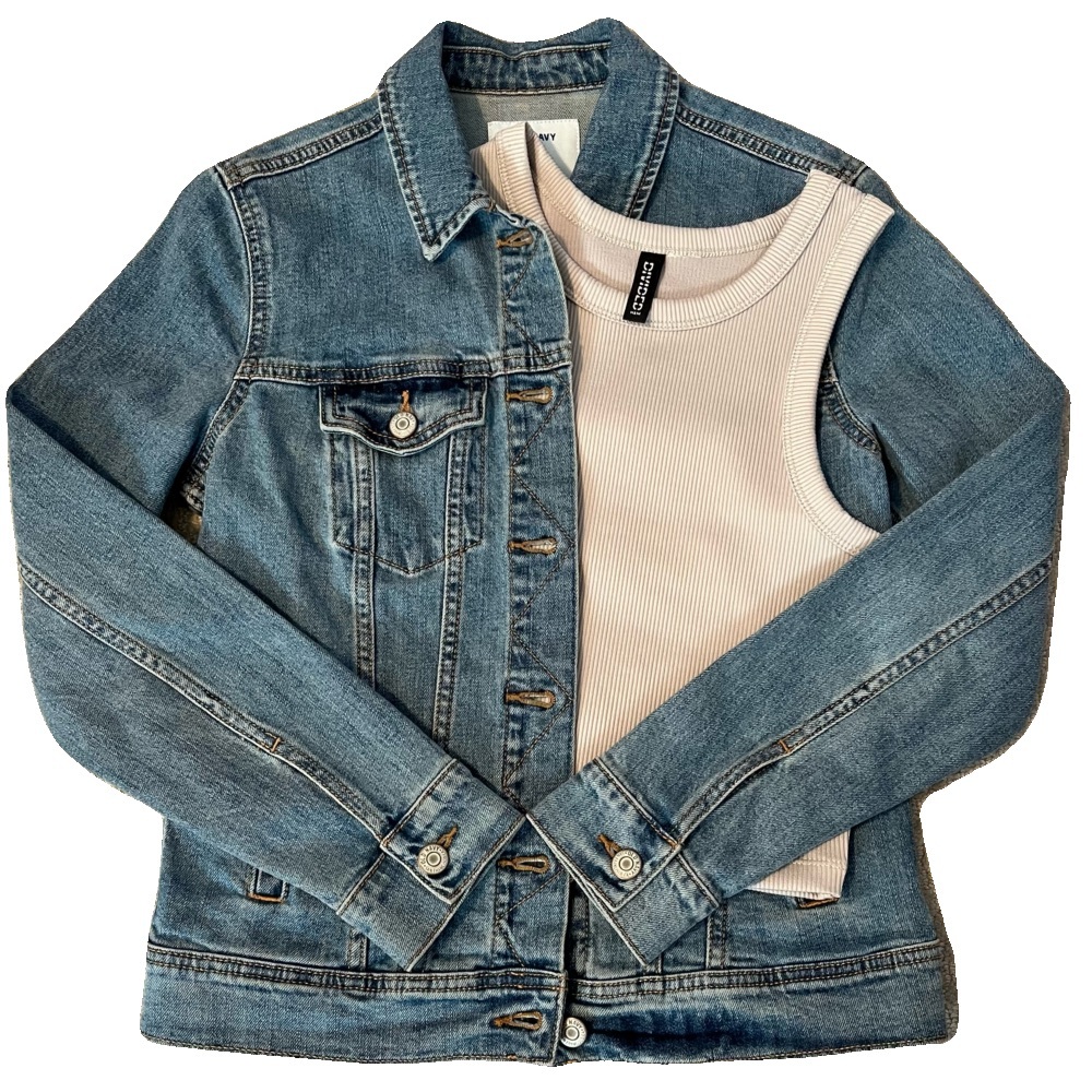 Blue Old Navy Jean Jacket. Size S